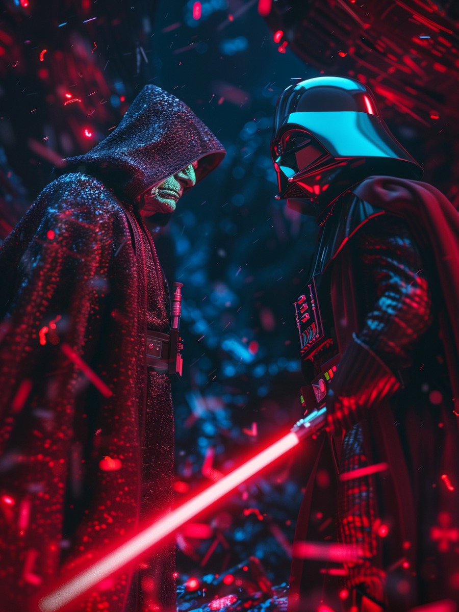 Darth Vader and Sidious