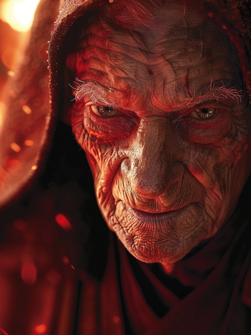 Palpatine-is-looking-to-the-burning-city-