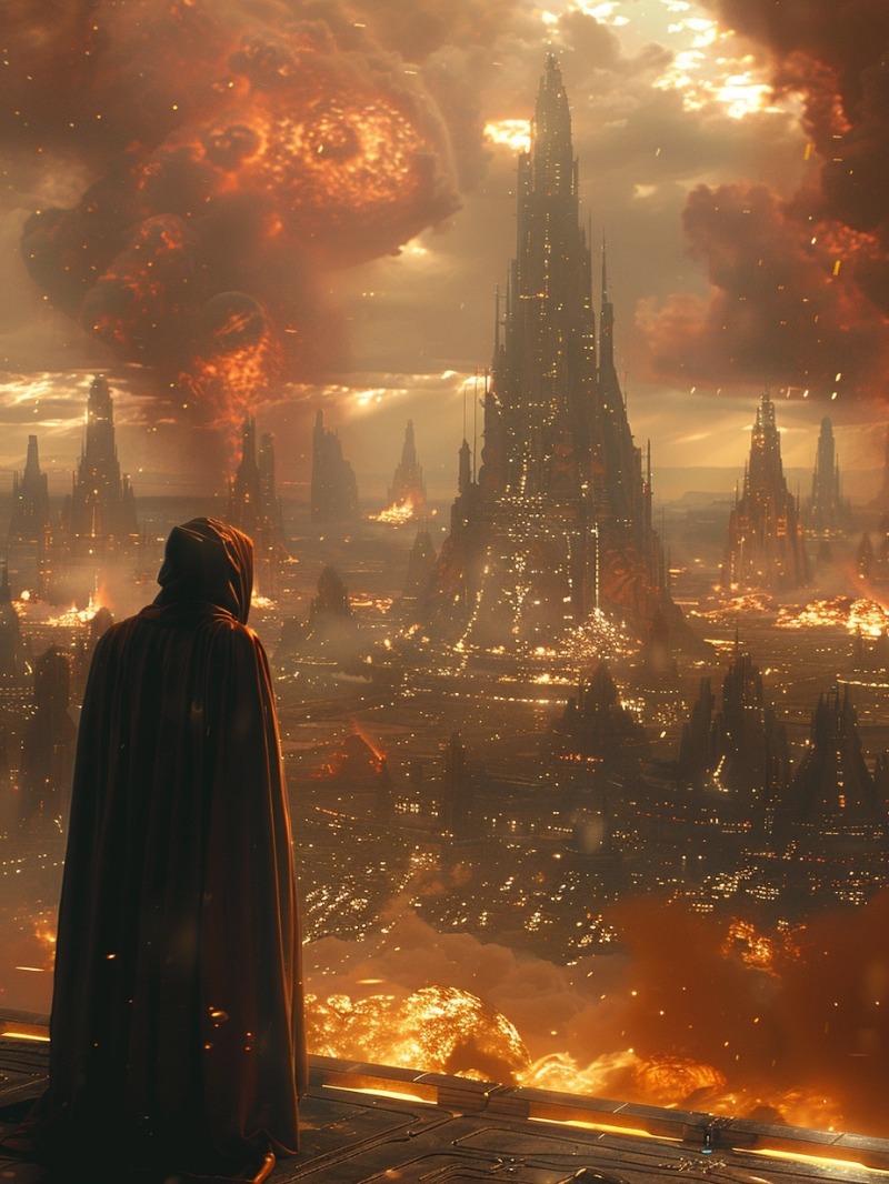 Palpatine-is-looking-to-the-burning-city