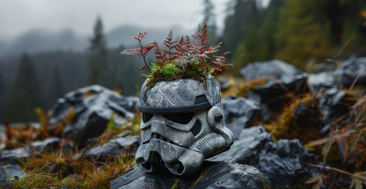 19+ Storm Trooper Planters Ideas: The Green Side of the Force