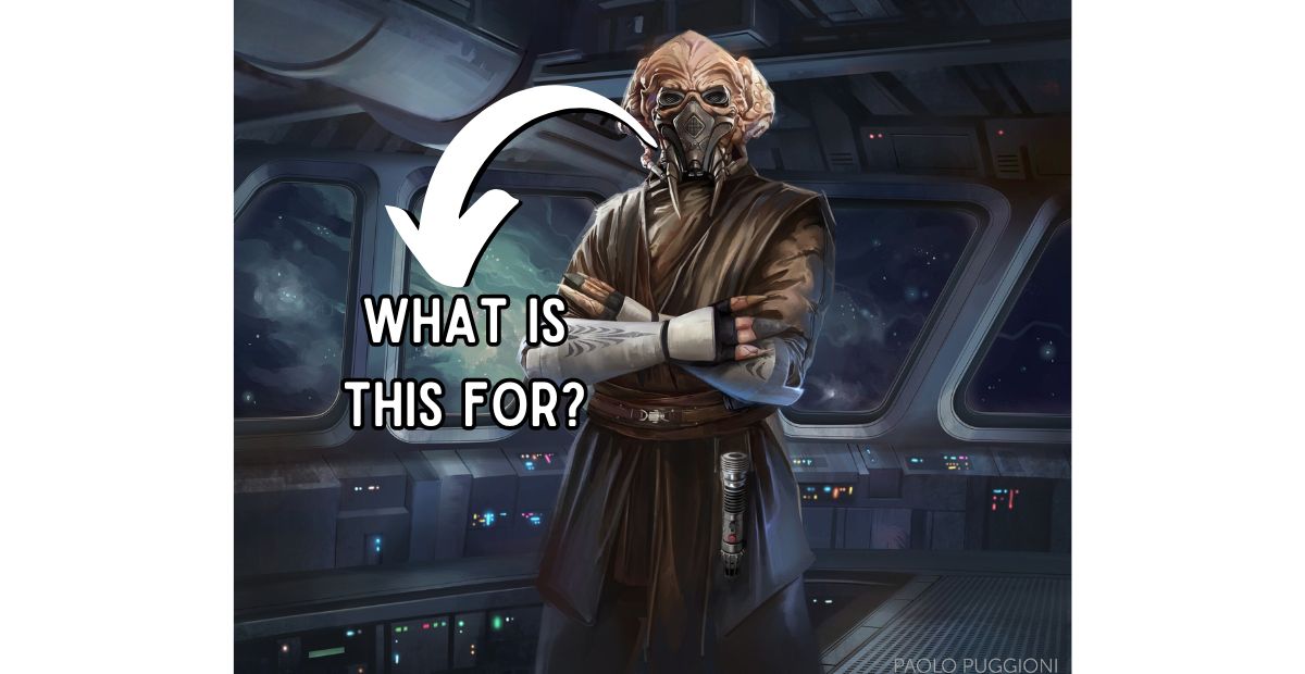 What Does Plo Koon Wear on His Face?
