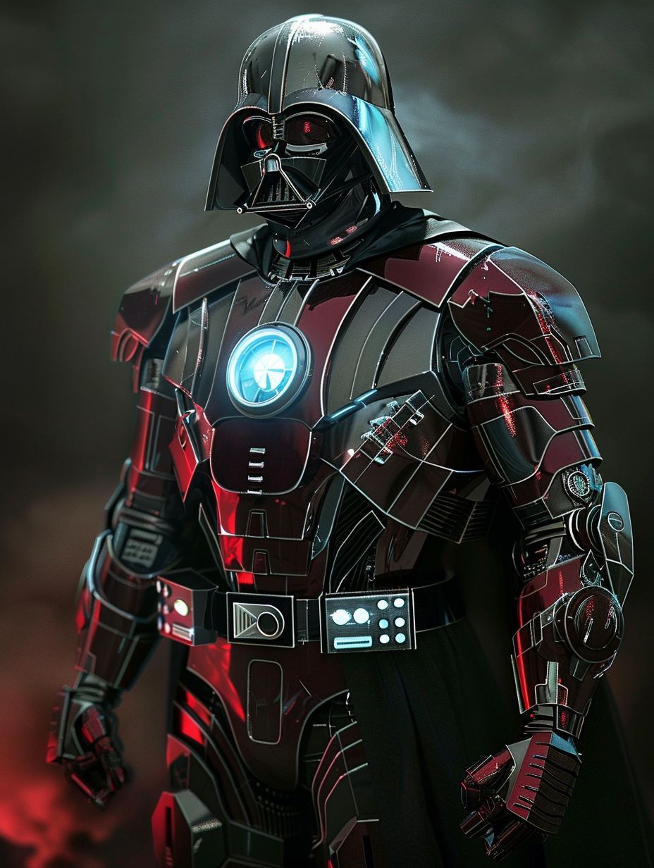 Vader's armor in Tony Stark's design