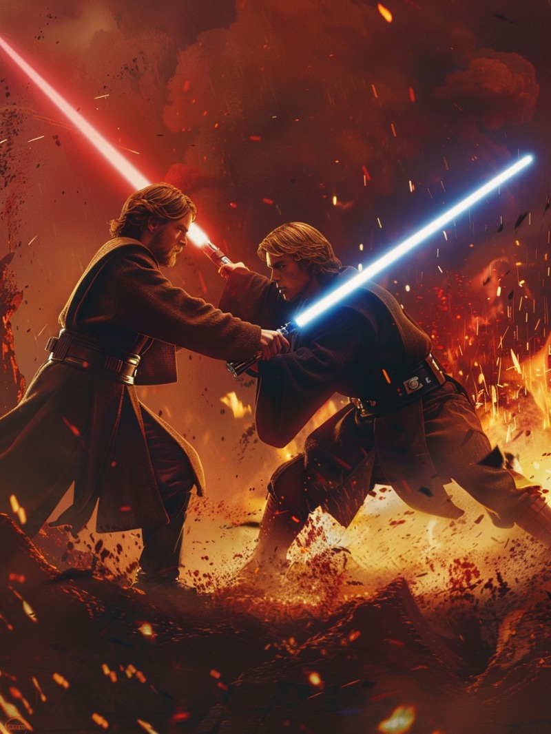 Anakin vs. Obi Wan