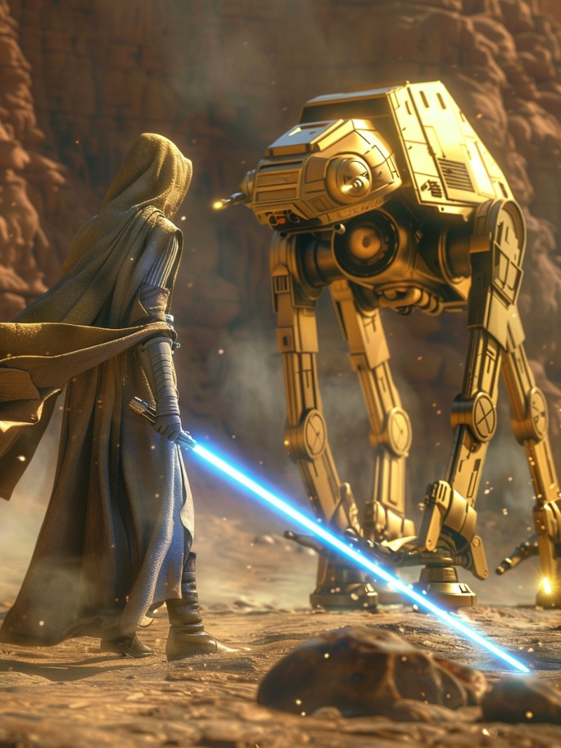 Jedi vs. Battle droid