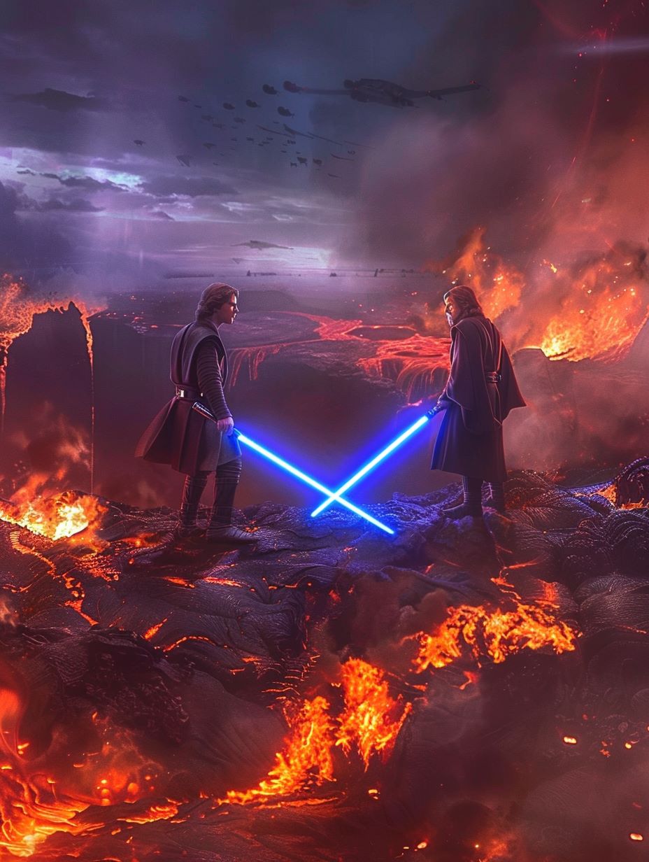 Obi-Wan vs Anakin