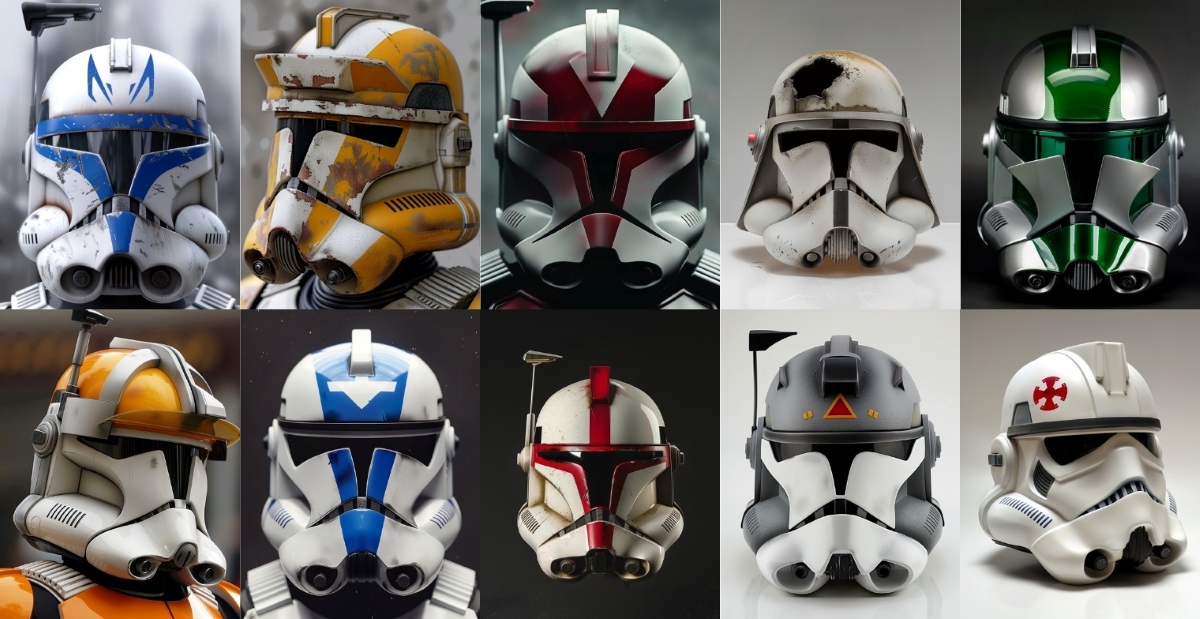 Top 10 Iconic Clone Captains's Helmets