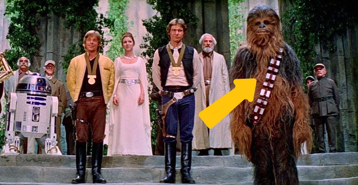 Everyone Complains About Chewbacca Not Getting a Medal in “A New Hope”. Here’s Why