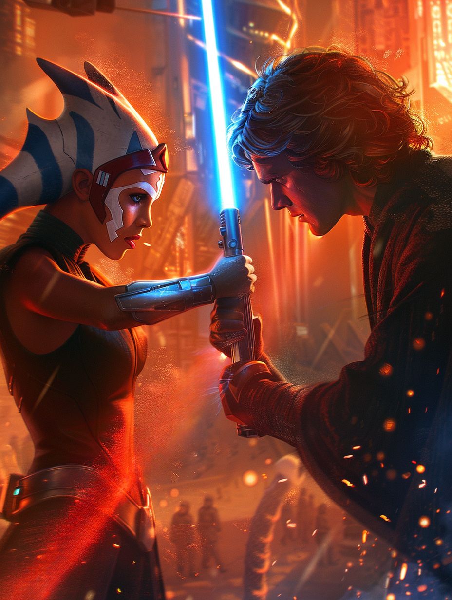 Anakin and Ahsoka