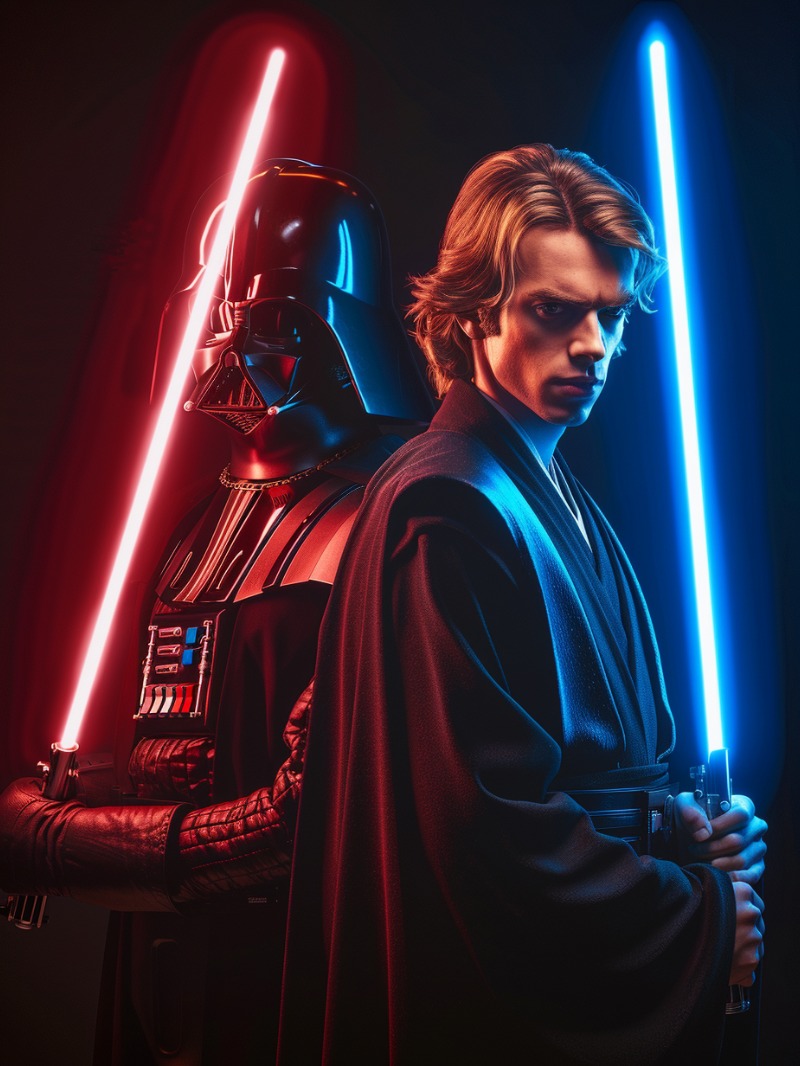Anakin and Vader