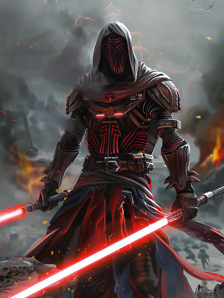 Darth Marr and lightsabers