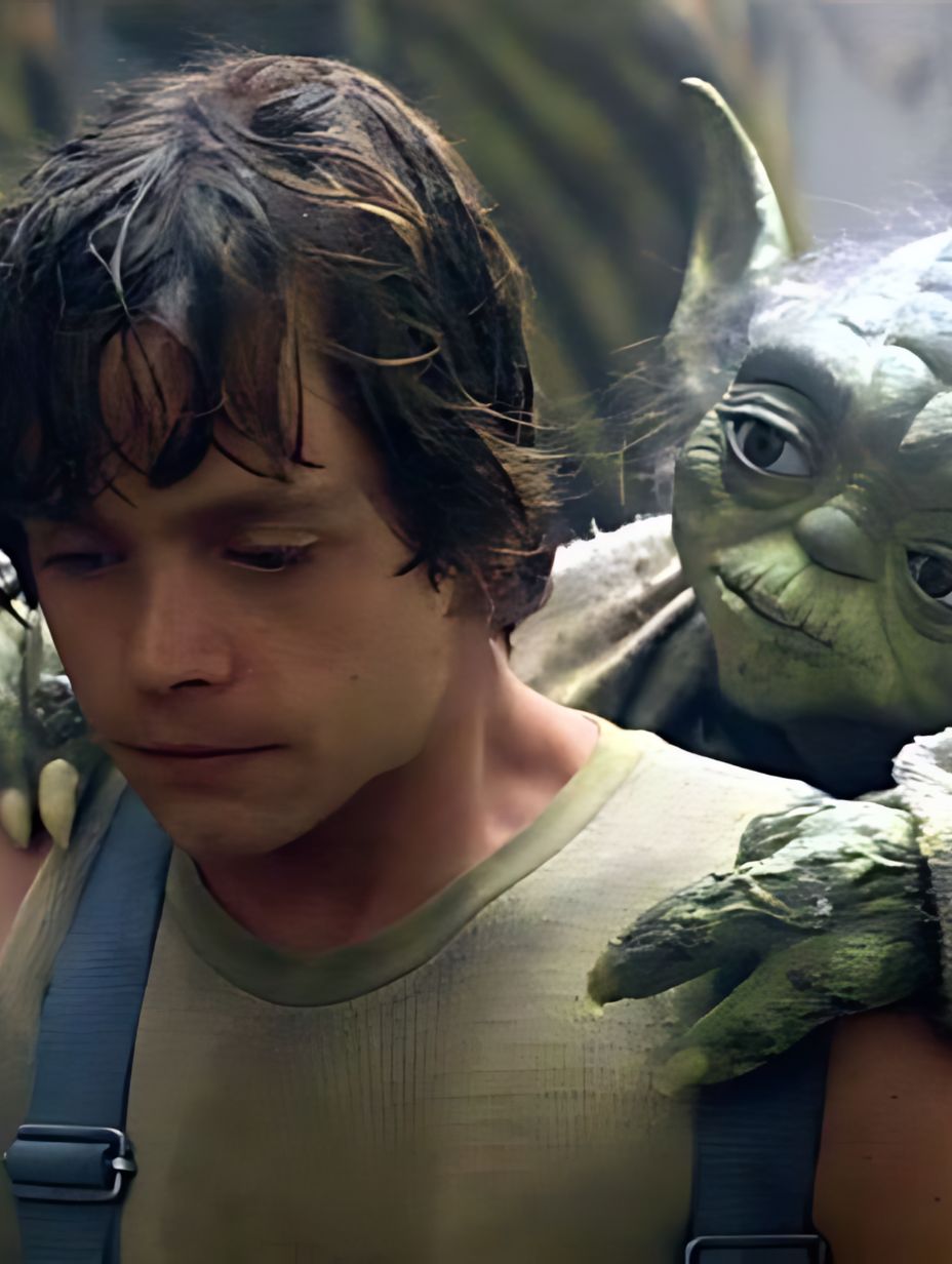 Luke and Yoda