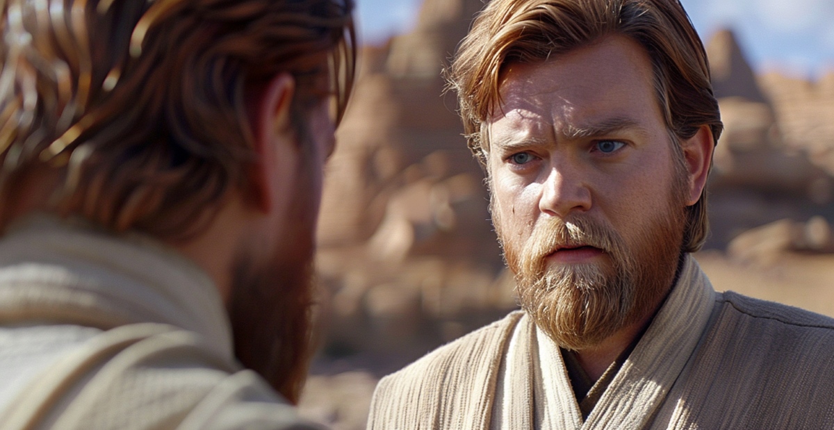 Obi-Wan Kenobi and his clone
