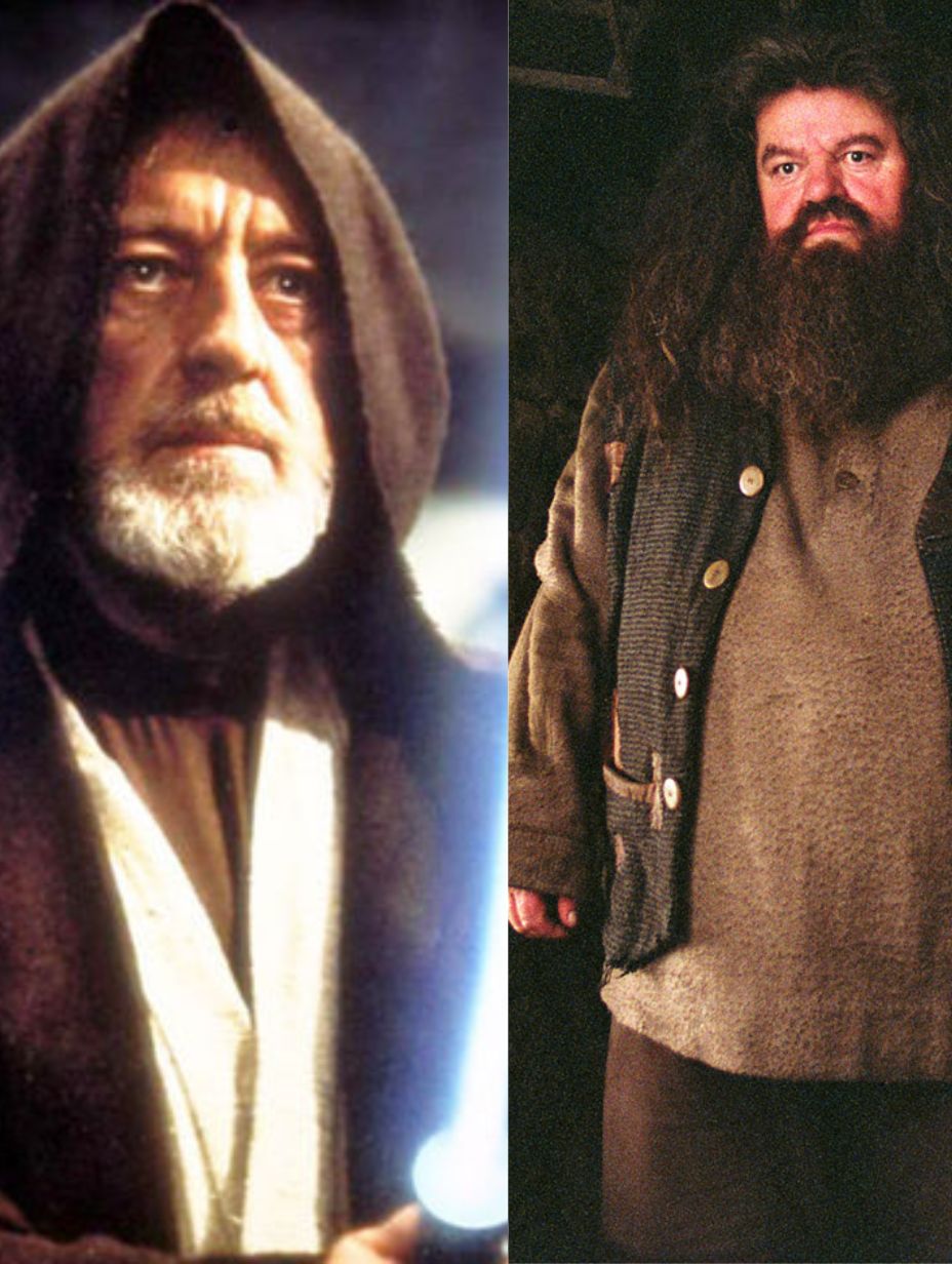 Obi-Wan and Hagrid