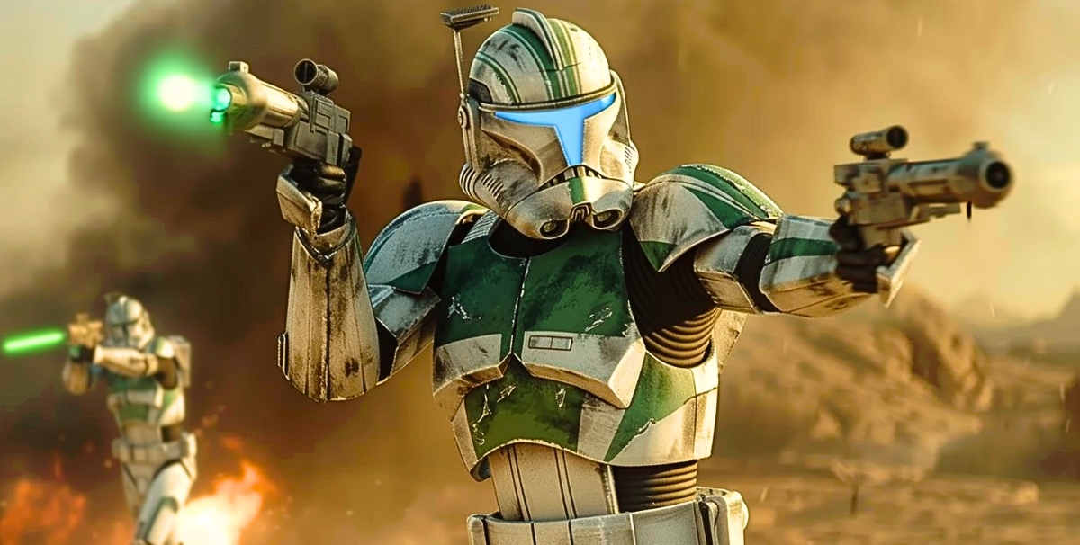 green clone commando armor