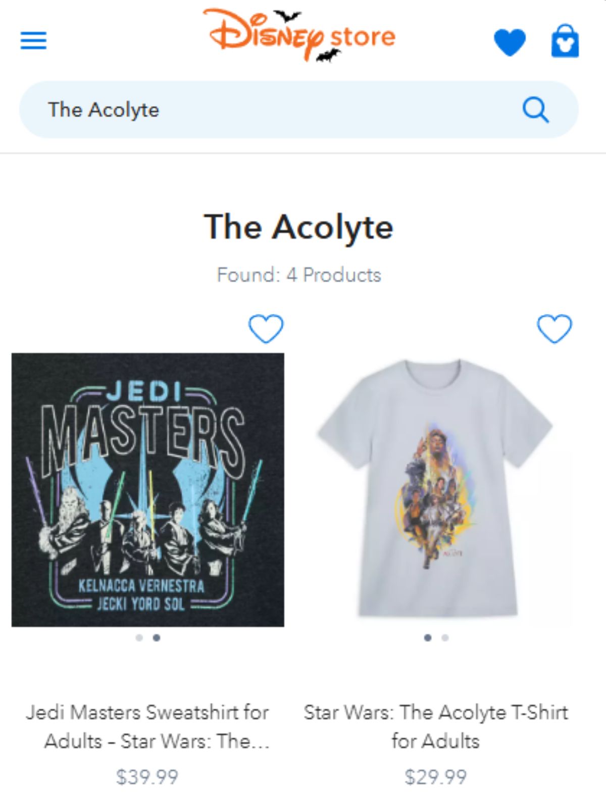 The Acolyte Merch