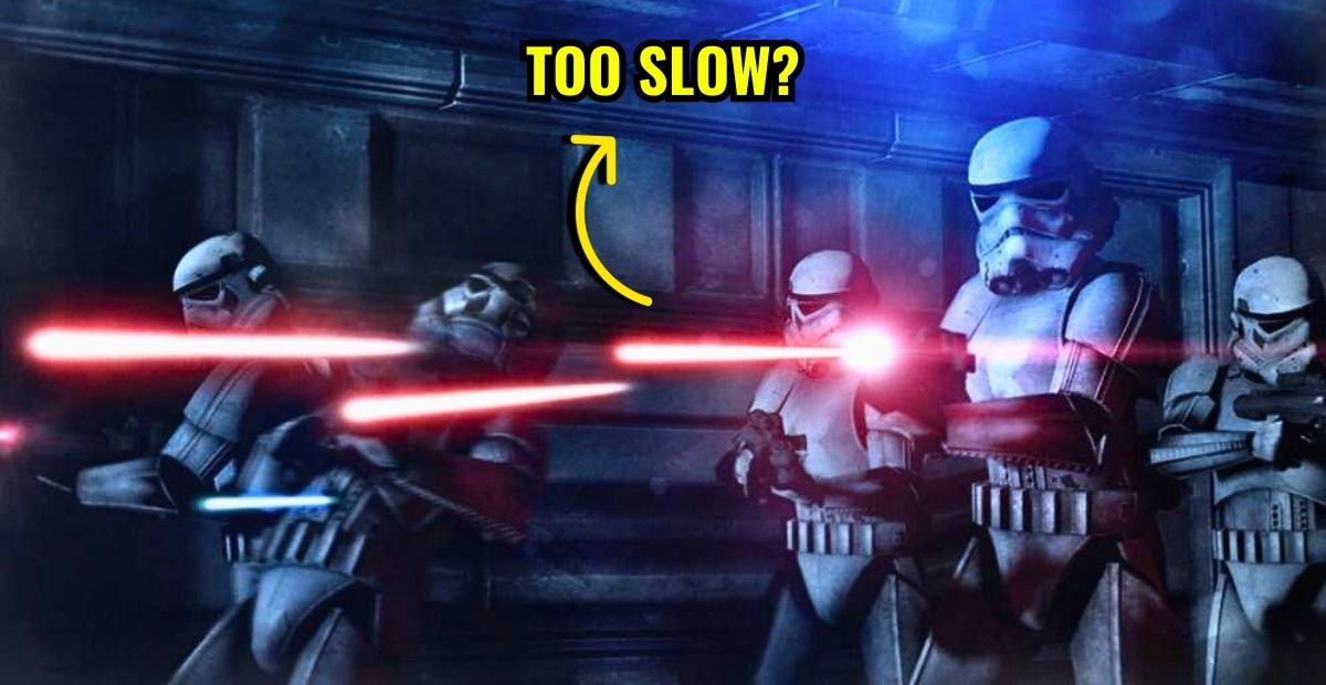 I’ve Only Just Noticed How Slow Blaster Bolts Are