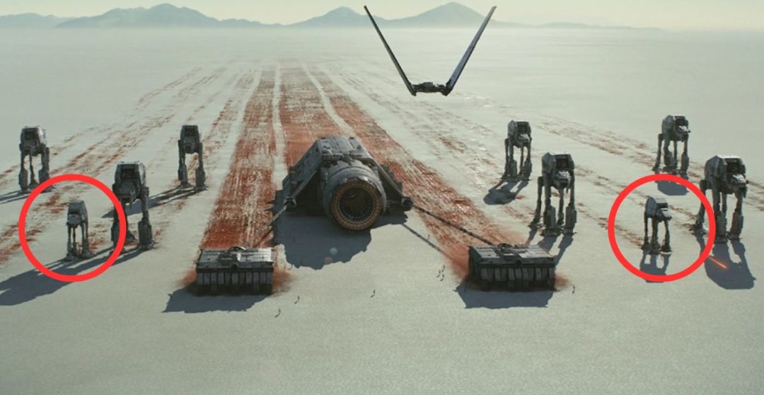 Are They Imperial AT-ATs On Crait? - May 4 Be With You
