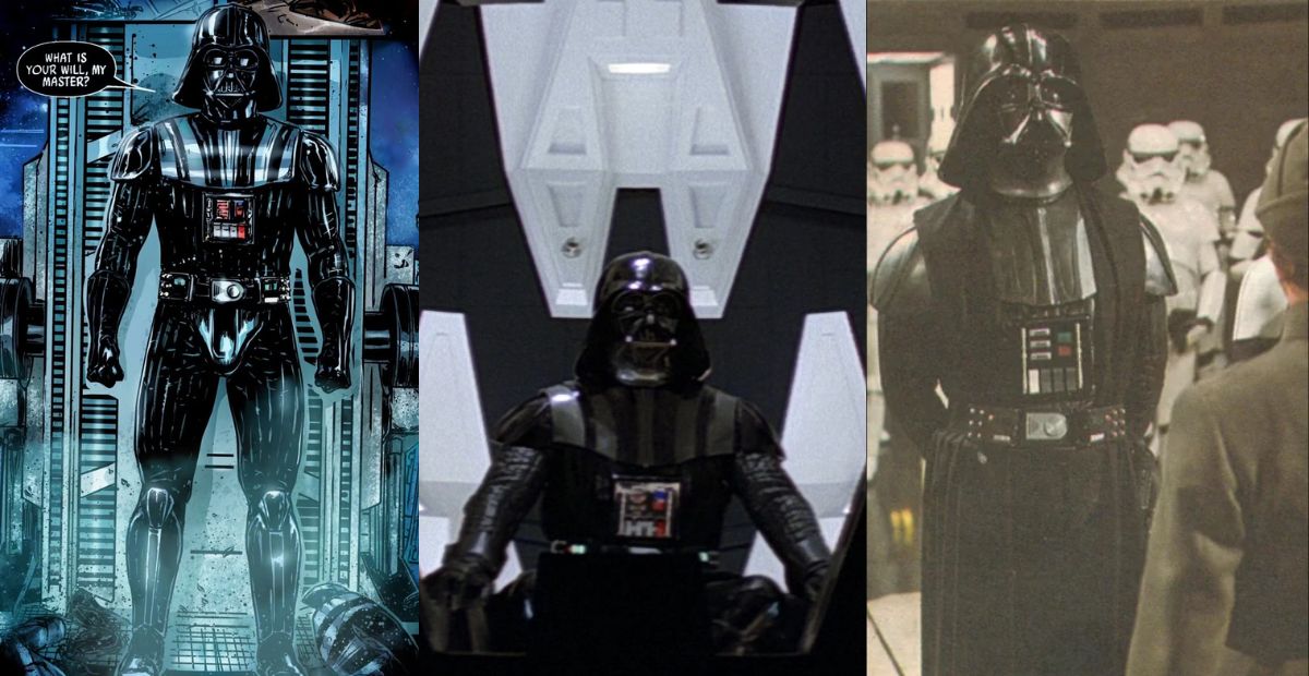 3 Times Darth Vader with No Cape in Star Wars