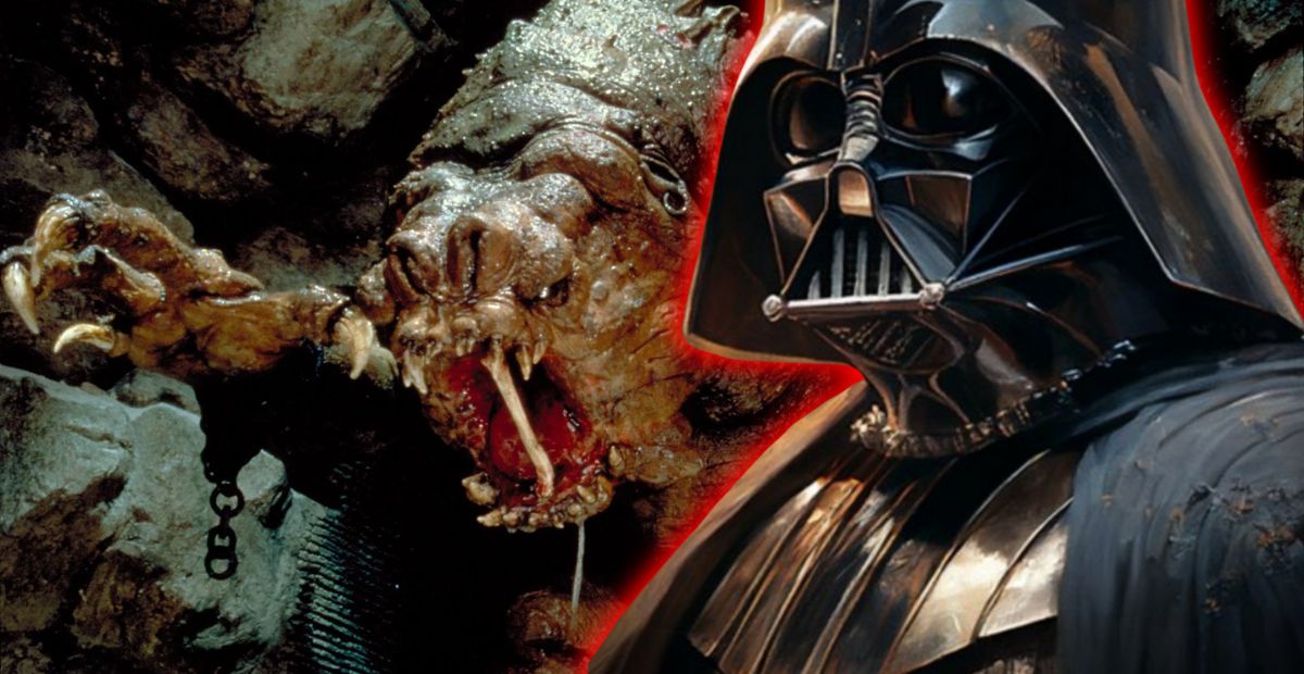 Vader Actually Defeated an Enhanced Cyber-Rancor in Canon And His Method Was Pure Genius!