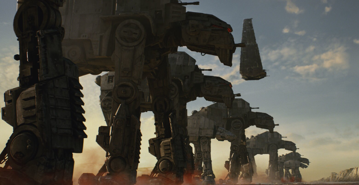 Did the First Order Engineers Put Evil Red Eyes on the Walkers on Purpose? 