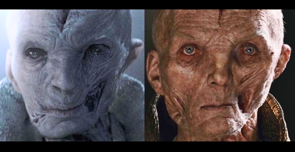 Why Did Snoke Look So Different Between TFA And TLJ?