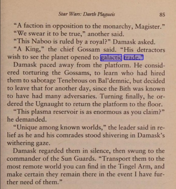 Darth Plagueis novel 2
