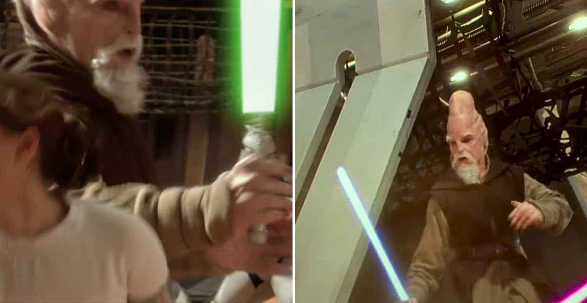 The Canon Reason Ki-Adi-Mundi Has a Blue & Green Lightsaber