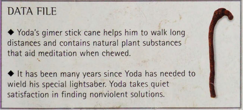Yoda gimmer stick