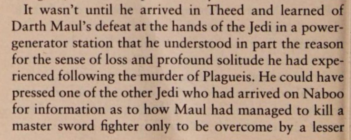 Darth Plagueis novel 1