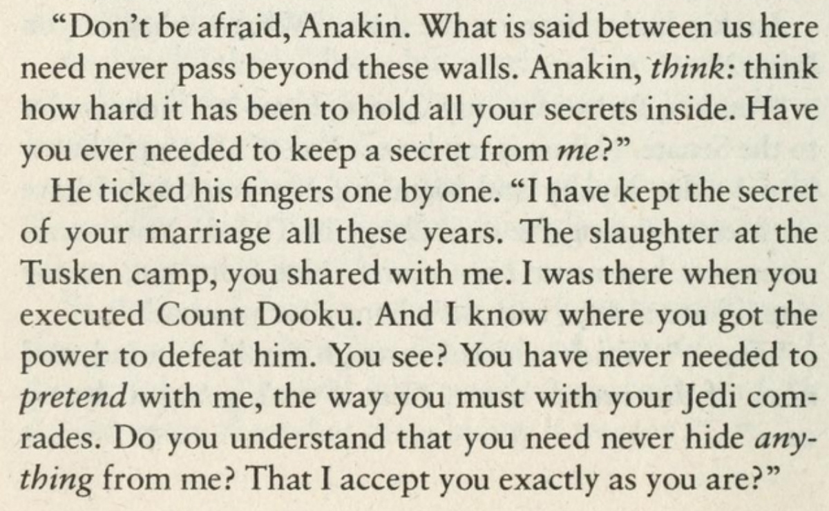 Revenge of the Sith novel 1