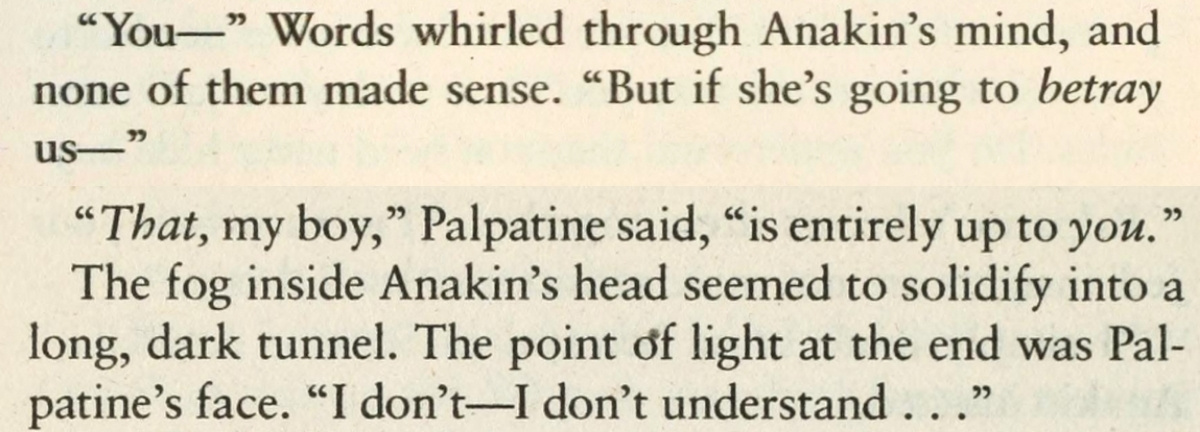 Revenge of the Sith novel 3