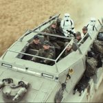 What are the strategic advantages of deploying AT-ATs walkers over the more conventional APCs and Tanks that the Empire has at its disposal