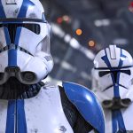 When did the 501st lose their blue markings someone give me both canon and legends answer