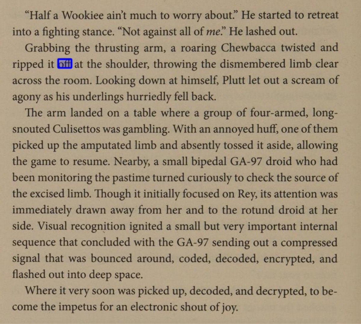 novelization of The Force Awakens