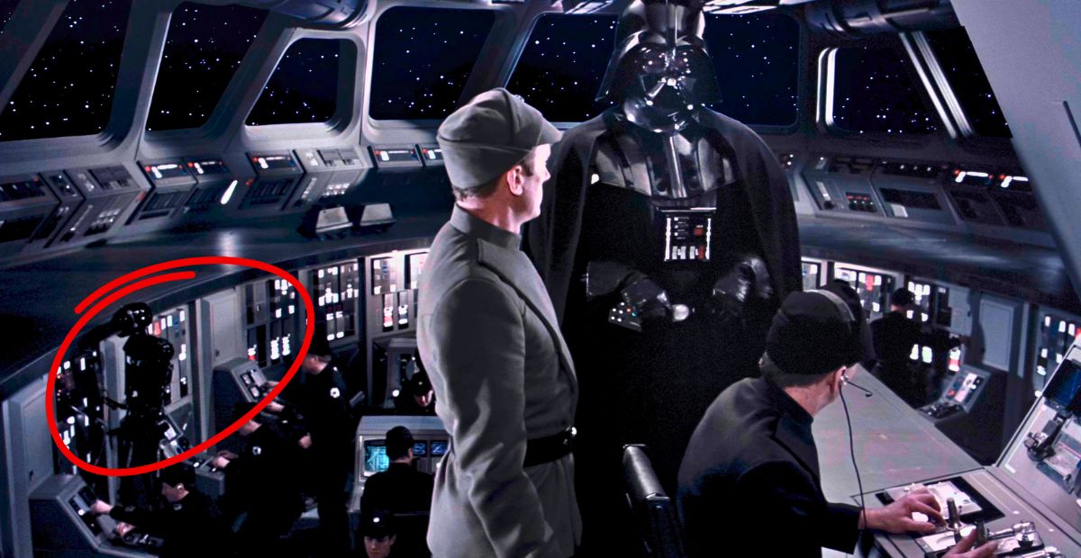What Is the Name of This Droid Serving on Vader’s Executor in ROTJ?
