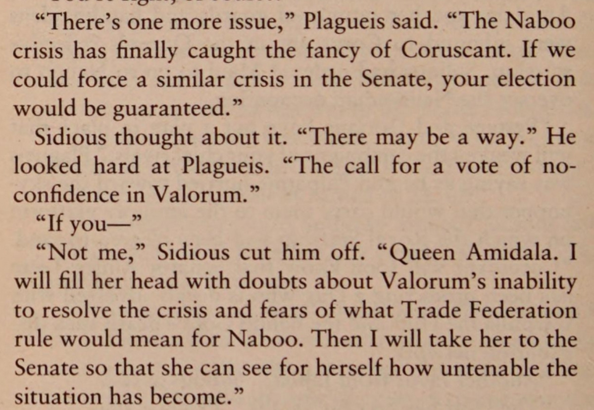 Darth Plageuis Novel 2