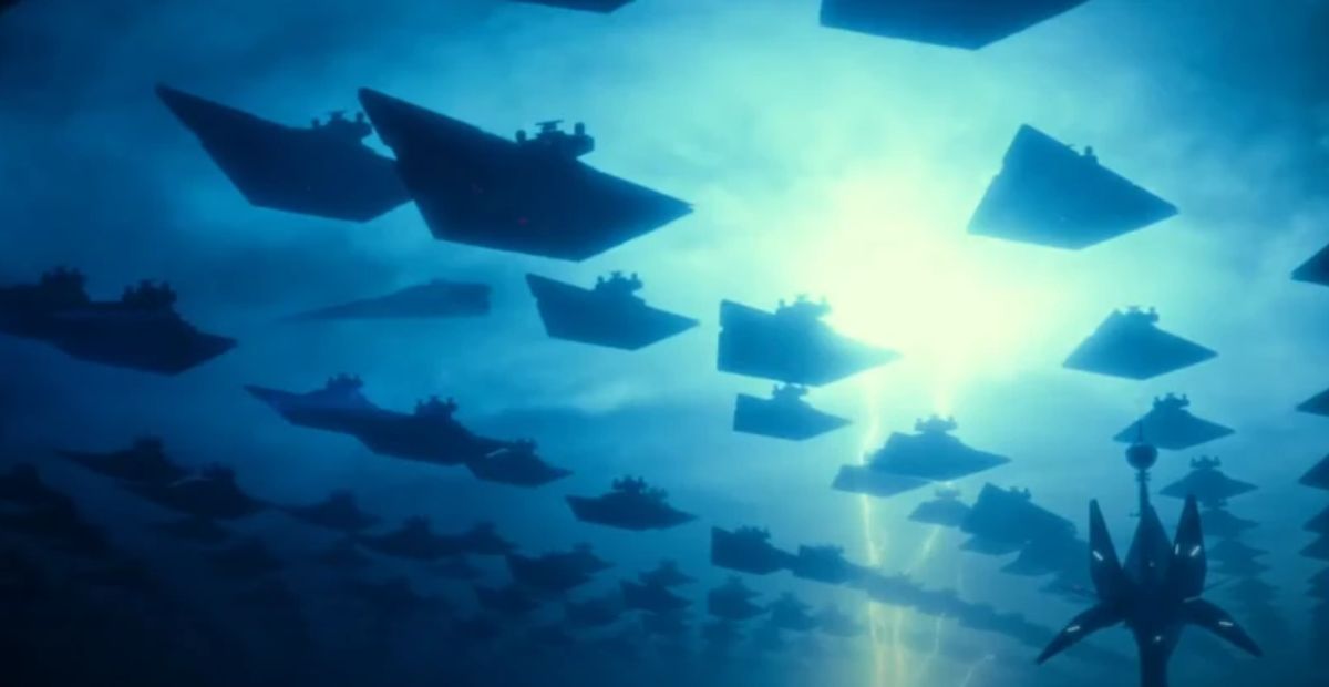 What Was the In-Universe Explanation for the Exegol Fleet’s Construction?