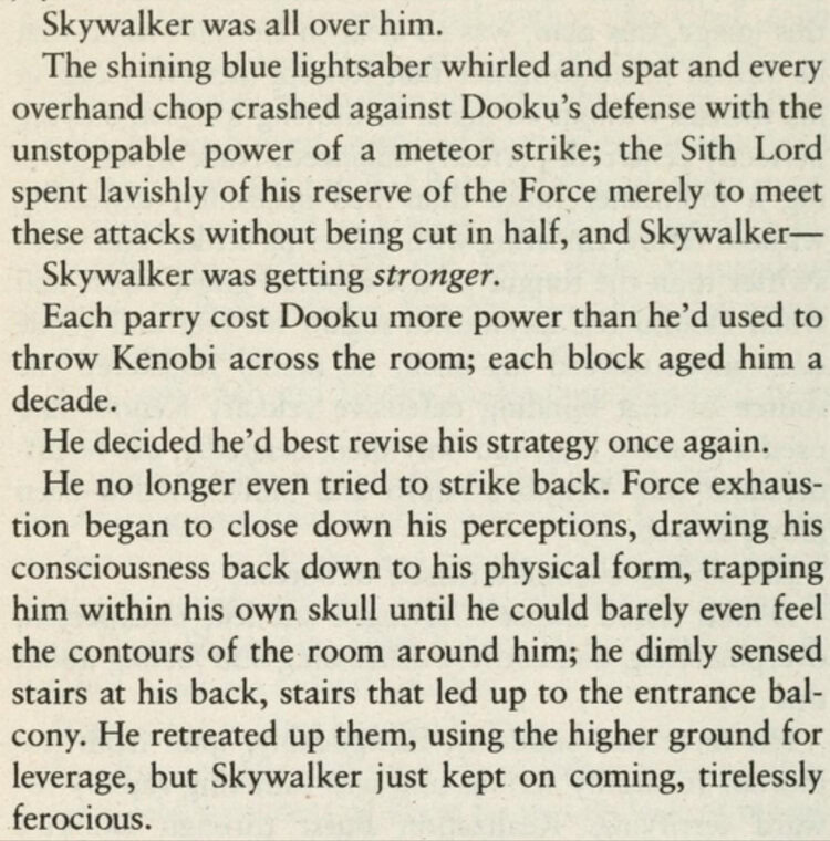 Revenge of the Sith by Matthew Stover 7