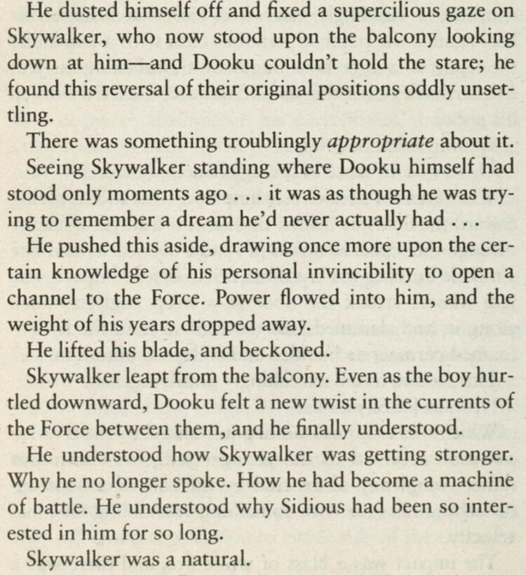 Revenge of the Sith by Matthew Stover 8