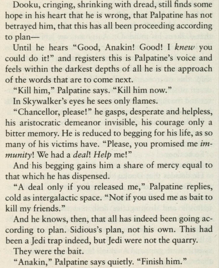 Revenge of the Sith by Matthew Stover 9