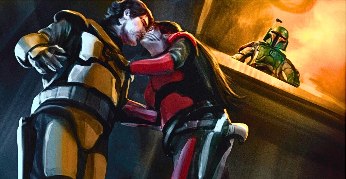 When Someone Kissed Boba Fett’s Wife Right in Front of Him