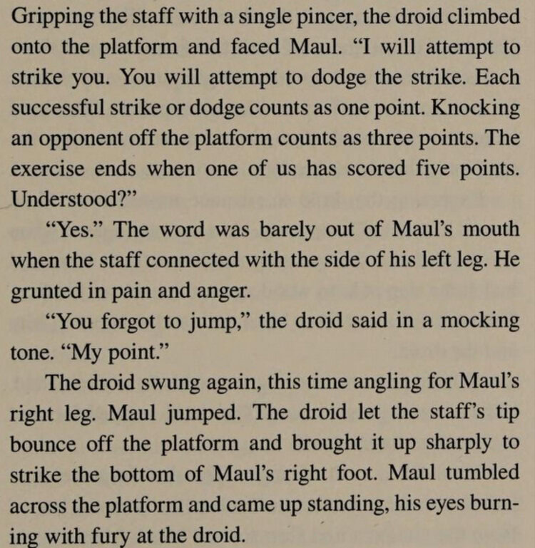 The Wrath of Darth Maul novel 1