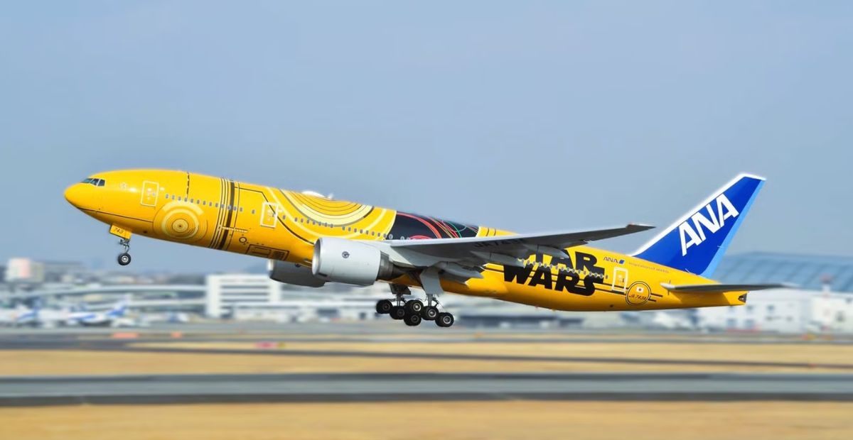 The Final Flight of ANA&rsquo;s Star Wars C-3PO B777