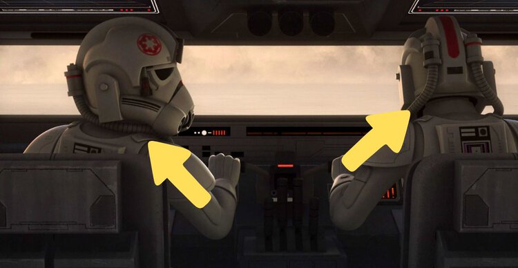 Why Do AT-AT Drivers Have Their Life Support Connect in the Back of Their Helmet and Not the Front?