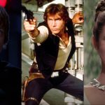 Luke Skywalker, Han Solo, and Leia Organa official Star Wars images arranged as a featured image