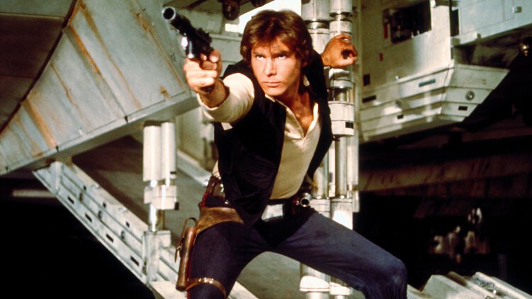 Han Solo in Star Wars official Databank image