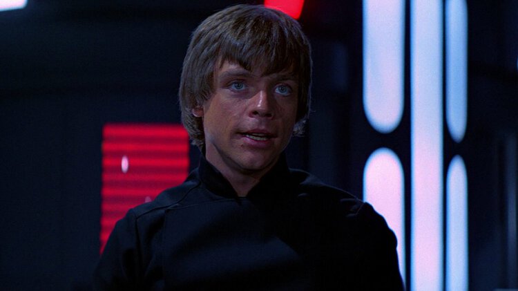 Luke Skywalker in Star Wars official Databank image