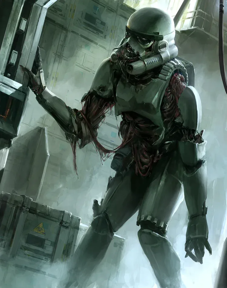 Zombie stormtrooper associated with the Blackwing virus in Star Wars Legends