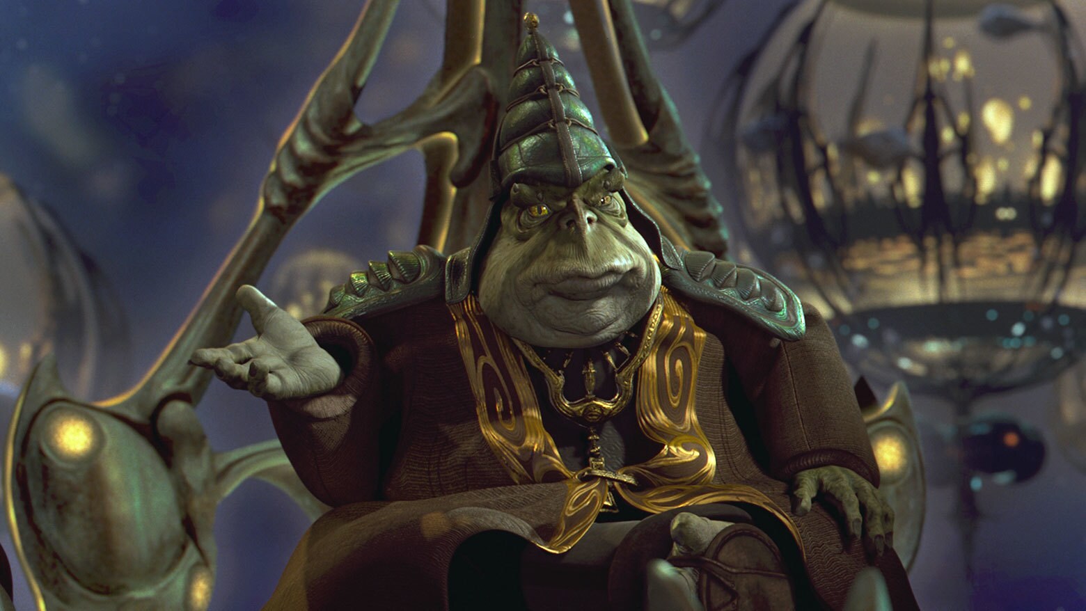 Boss Nass, an Ankura Gungan, in The Phantom Menace