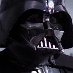 Darth Vader in his life-support armor